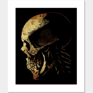 Skull Map Posters and Art
